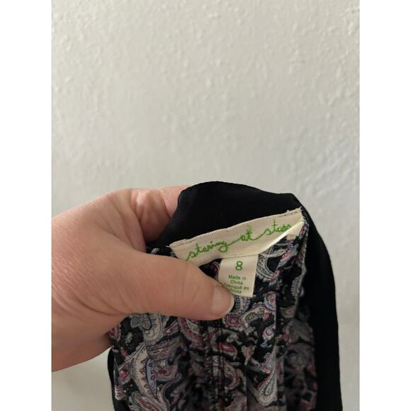 Starring at Stars Super Wide Leg Pants Womens Size 8 Gypsy Boho Grunge C… - Picture 4 of 5